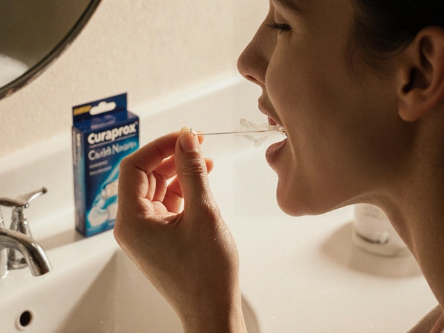 Jak si čistit zuby zubní nití správně - krok za krokem