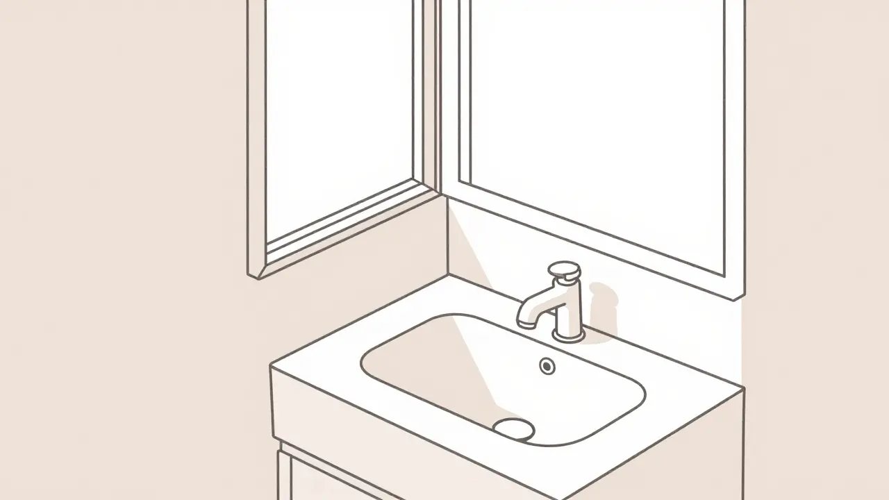 Vodotěsný koberčík, větrání a filtr na vodu v koupelně