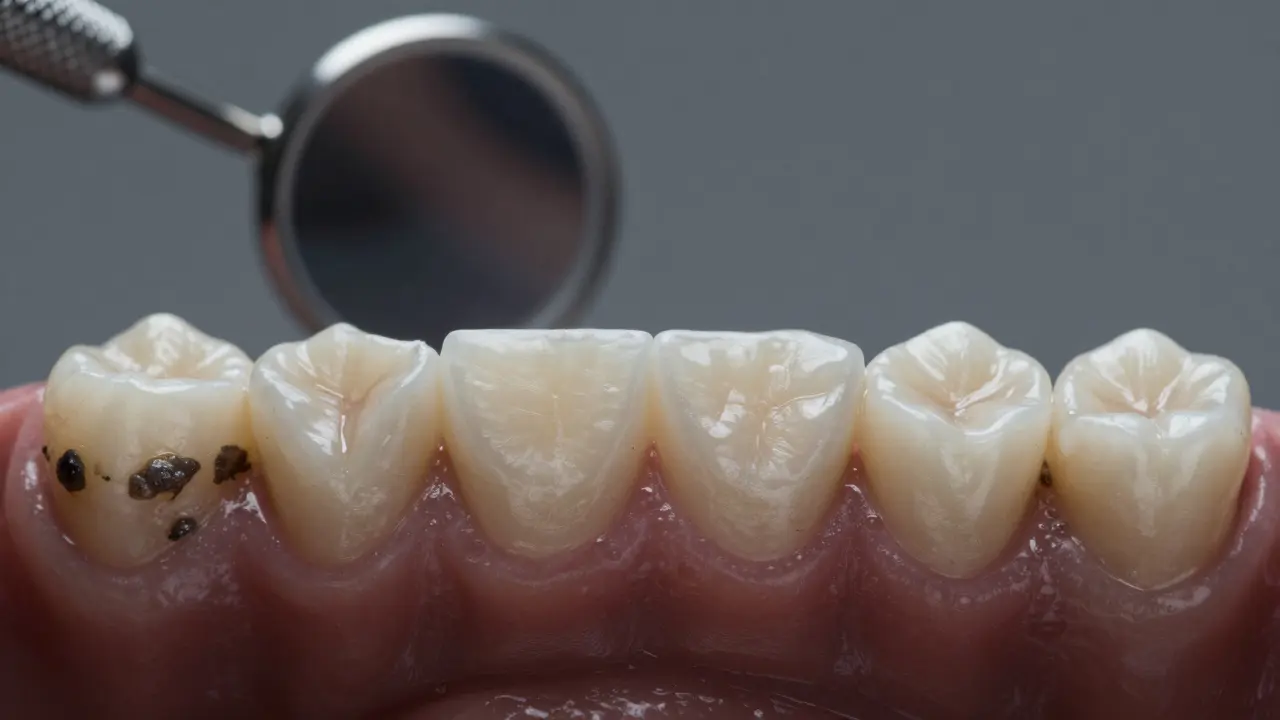 Černý zubní kámen: proč je důležité ho neignorovat