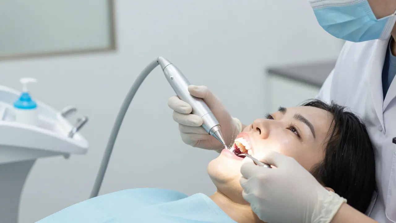 Co je pískování zubů a proč ho doporučují zubní lékaři?