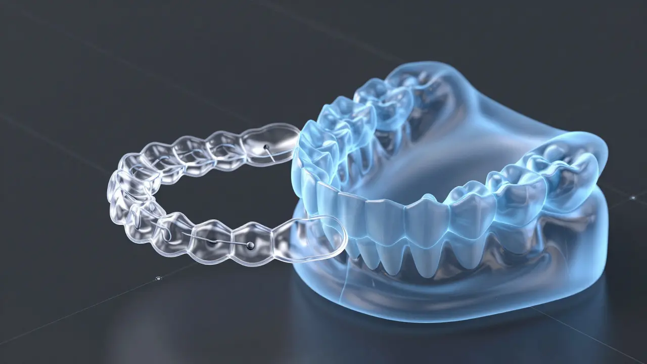 3D vizualizace zubů a průhledných rovnátek