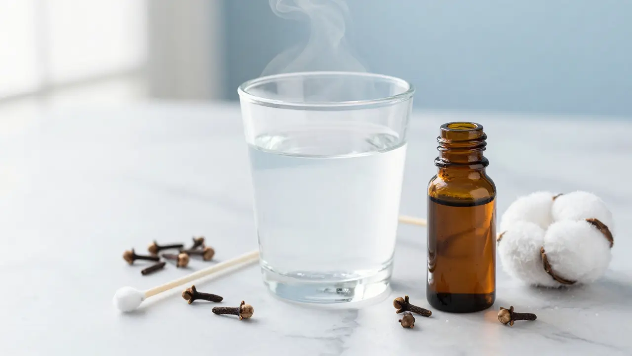 Přírodní léky na zub: sůl, voda a olej z kliničky