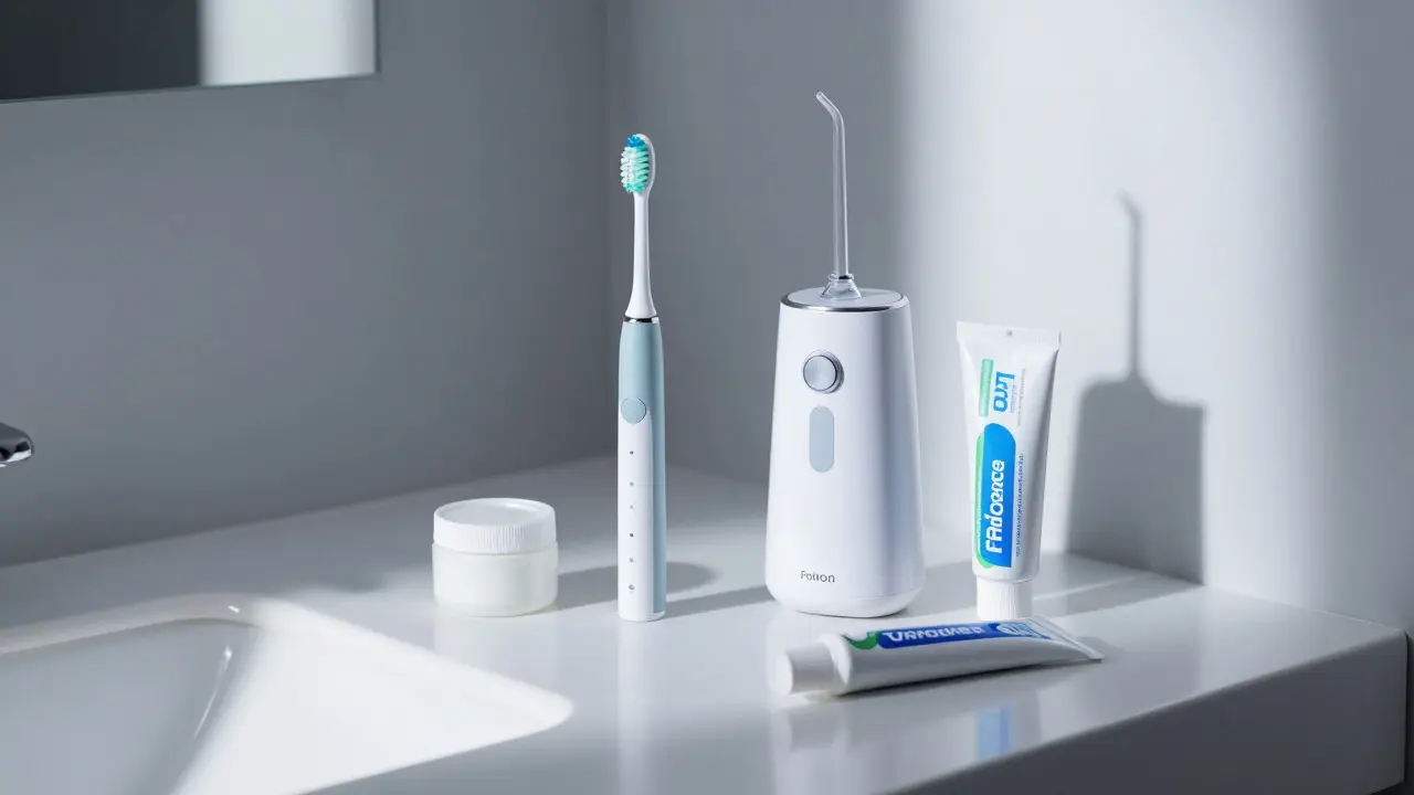 Příslušenství pro hygienu zubů s rovnátky