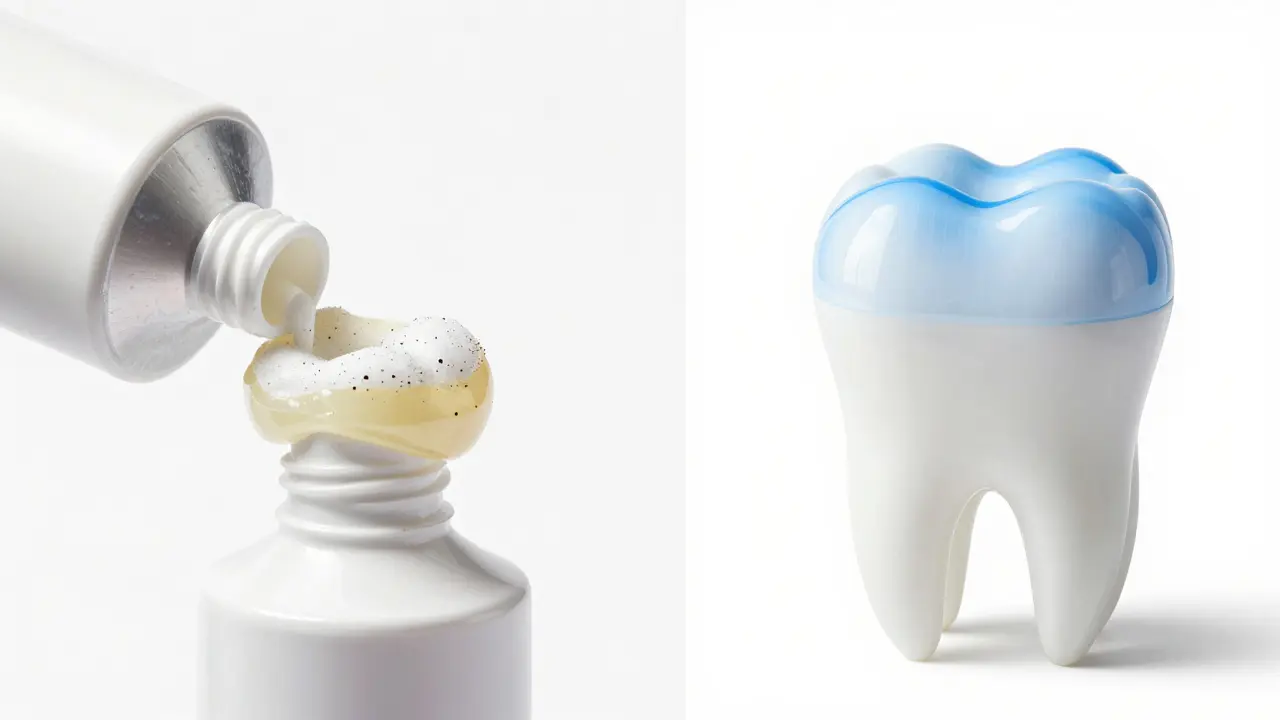 Srovnání abrazivního bělení a ochranného účinku fluoridu