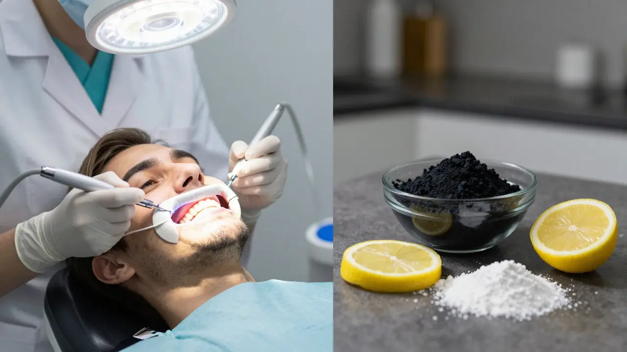 Profesionální bělení vs. rizikové domácí metody jako uhlí